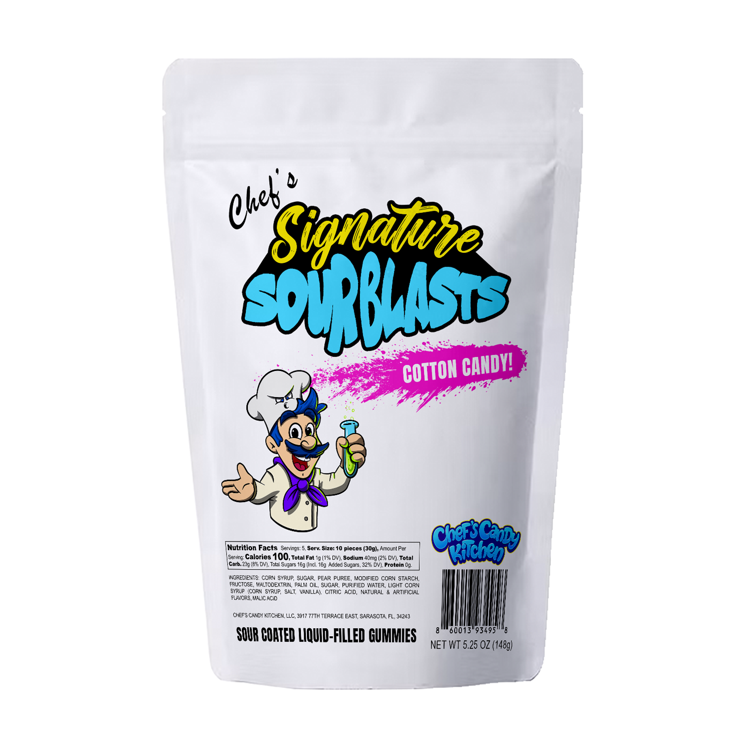 Sour Cotton Candy Gushers